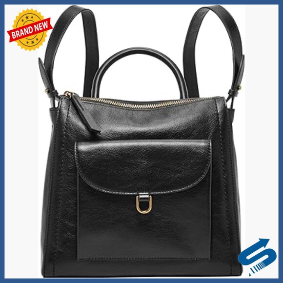 Convertible Leather Backpack Purse, Hobo Style, Casual Wear main image 3